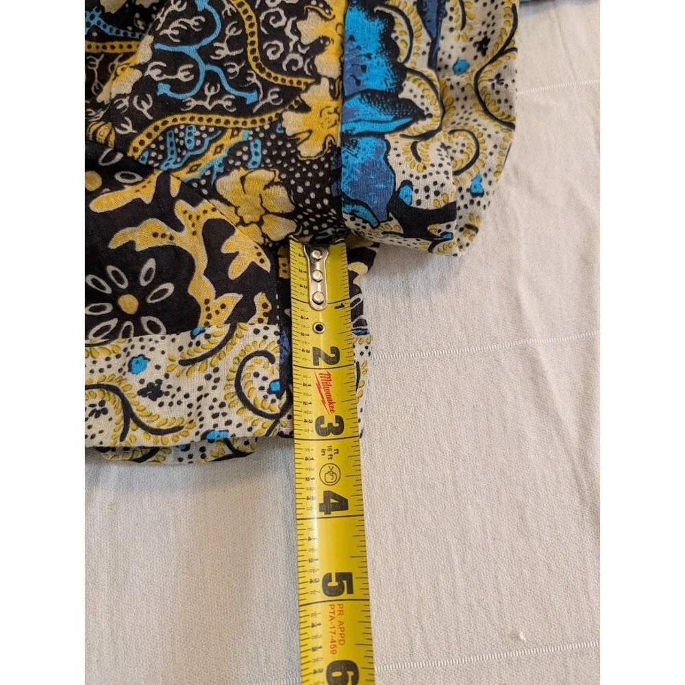 The Warm Store 100% Cotton Romper Women's Size 1 Sm Long Sleeve‎ Tie Back Boho